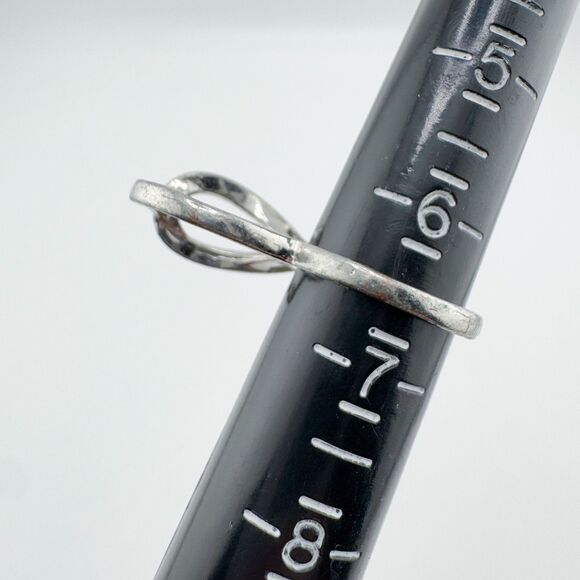 Vintage Two Finger Infinity Rhinestone Ring Statement Bling Unique Edgy Glamour - Picture 8 of 10